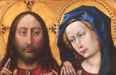 Cristo y la Virgen de Robert Campin